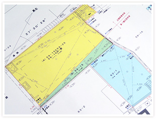 土地の登記及び測量業務について
